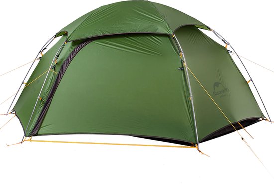 Naturehike Cloud Peak 2 – 2 persoons kampeertent – 4-seizoenentent – Incl. grondzeil – 20D 4000MM – Waterdichte koepeltent van Merkloos