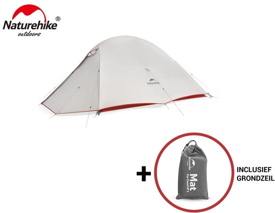 Naturehike® Cloud Up 1 PRO - 1 persoons tent - Ultra Lichtgewicht tent - Incl. grondzeil - 20D 3000MM - Outdoor - Waterdicht - Kampeertent - Trekkerstent - Koepeltent van Nature