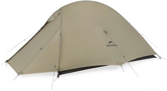 Naturehike Cloud Up 2 PRO - 100% PFAS-vrij - 2 persoons tent - Lichtgewicht tent - Incl. grondzeil - 20D 3000MM - Maanzand van Naturehike