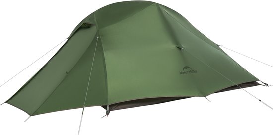 Naturehike Cloud Up 3 PRO - 3 persoons lichtgewicht tent - Waterdichte kampeertent - 20D 3000MM - Inclusief grondzeil - Outdoor trekking koepeltent - Groen