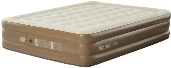 Naturehike Horizon opblaasbaar luchtbed – 2-Persoons – Oplaadbare elektrische pomp – 45 cm Hoog – Snel opblazen & leeglopen – Binnen & buiten -198x152×45 cm van Merkloos
