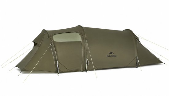 Naturehike® Opalus UL 3 – 3-persoons ultralichtgewicht tent met voortent – 4-seizoenen tunneltent – 15D 1500MM – Waterdichte trekkerstent & backpack tent – Olijfgroen van Merkloos