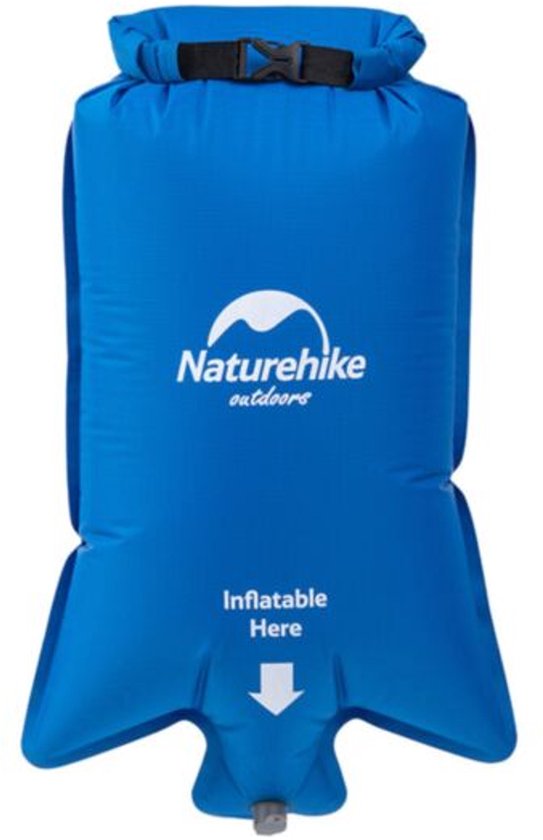 Naturehike Opblaaszak voor Slaapmat - Hygiënisch Opblazen, Waterdicht TPU, Ook als Opbergzak & Kussen van Merkloos