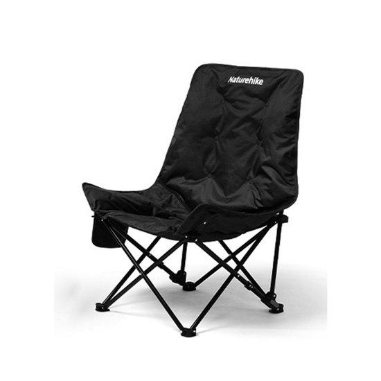 Naturehike Seastar gevoerde campingstoel - Extra breed 70 cm - Verstelbare rugleuning - Opvouwbaar - Stalen frame - Draagvermogen 120 kg - Inclusief draagtas van Naturehike