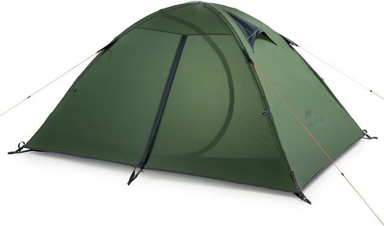Naturehike Summer 2 - 2 persoons tent - Lichtgewicht tent - Incl. grondzeil Festival tent - 20D 4000MM - Waterdicht - Kampeertent - koepeltent - Trekkerstent van Merkloos