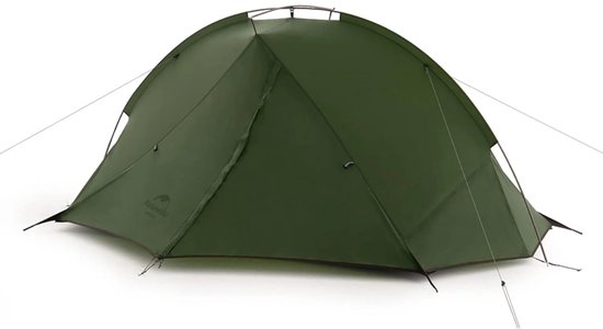Naturehike Tagar 2 – 2 persoons lichtgewicht tent – Waterdichte kampeertent – 20D 4000MM – Inclusief grondzeil – Outdoor koepeltent – Groen van Merkloos