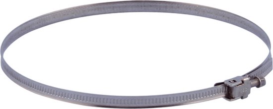 Nedco BV Slangklem Ã˜ 60-180mm RVS band en klem, gegalv. stalen klem van Merkloos