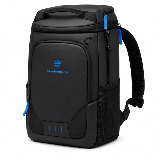 needventure® Koelrugtas - Koeltas - Lunchtas - Koelrugzak - Picknicktas - Backpack - 20L - Zwart