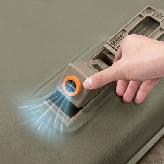 NEOLYMP Zelfopblazende slaapmat met electropomp en memory foam voor camping