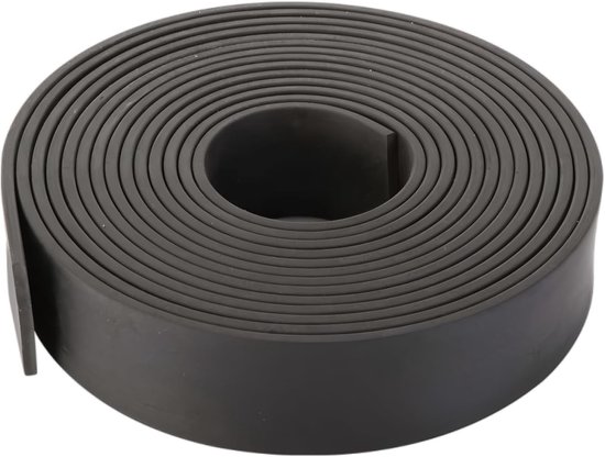 Neopreen Rubber Matten voor DIY Projecten - Isolatie, Vloerbescherming en Antivibratie (Zwart, 80 x 3mm)