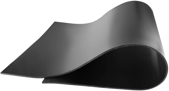 Neopreen Rubber Strips 300mm x 3mm x 0.6m voor DIY Projecten, Isolatie en Vloerbedekking, Duurzame Rubber Matten van Merkloos