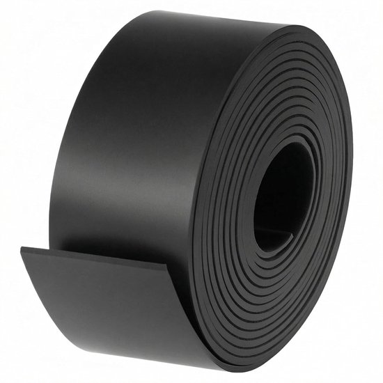 Neopreen Rubber Strips 50mm x 3mm x 3m - Zwart - Volledige Rubber Blad voor DIY Seals, Isolatie en Anti-Trillingen