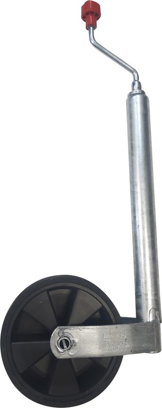 Neuswiel Caravan Plus Alko, rond diameter 48 mm, extra lang, kunststof velg met kunststof wiel met rubberprofiel. van AL-KO
