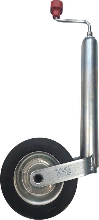 Neuswiel Compact Alko, rond diameter 48 mm, stalen velg met massief rubber wiel van AL-KO