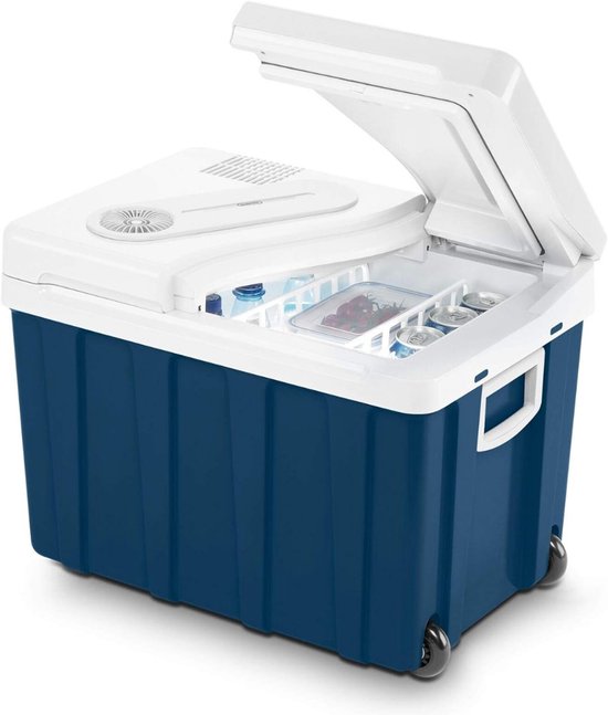 Nexvo® Elektrische koelbox 12 en 230 volt - Elektrische koelbox - Koelbox -Blauw - ‎56cm x 38cm x 42 cm