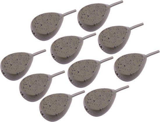 NGT Gecoat Camo Lood Inline Flat Pear 30g (10 stuks) | Inline lood van NGT