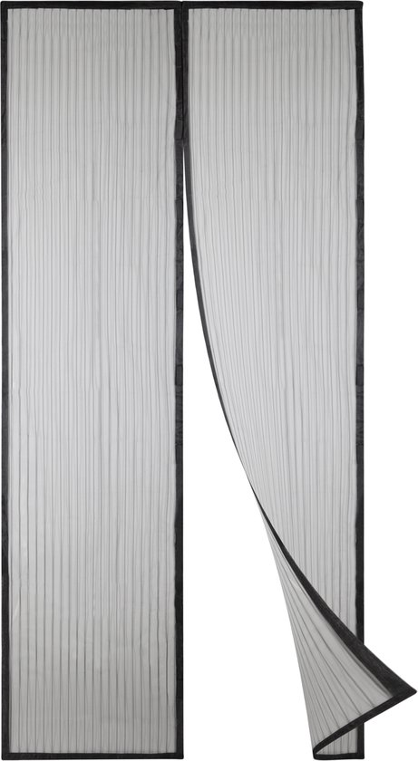 Niceey Magnetische Vliegengordijn - Heurdor - Vliegengordijn - Magnetische Insectenhor - Hor 100 x 210 cm - Zwart van Merkloos