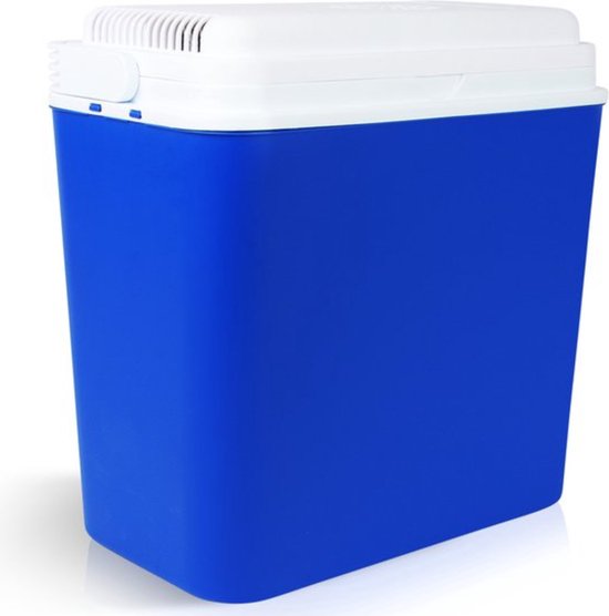 Niceey Thermo Elektrische Koelbox - 24 Liter - Koelbox Elektrisch 12v - Coolbox - Koelt & Verwarmt - Blauw van Merkloos