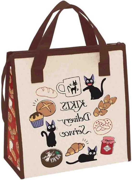 Niet-geweven geïsoleerde lunchtas FBC1-A voor Kiki's bezorgservice bakkerij Ghibli van Merkloos