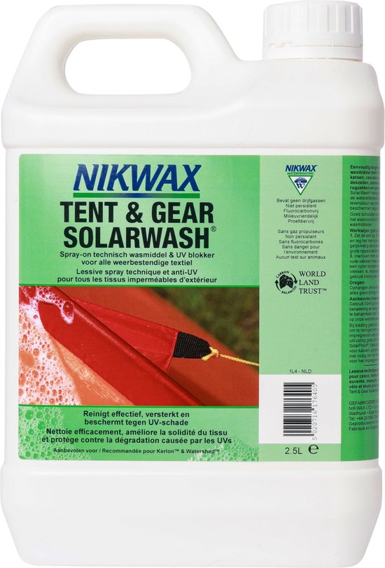 Nikwax Tent & Gear SolarWash Wasmiddel (2.5L) van Nikwax