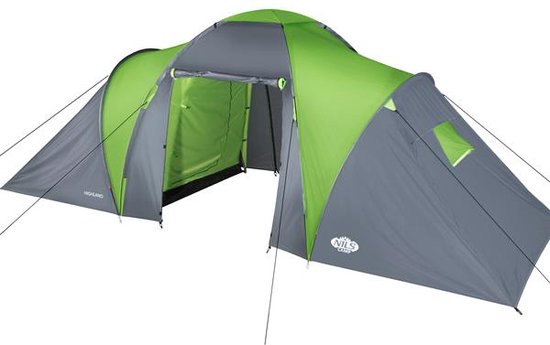 Nils Camp Highland - Tent - 6 Persoons - Waterdicht - UV-bestendig - Brandvertragend van NILS CAMP