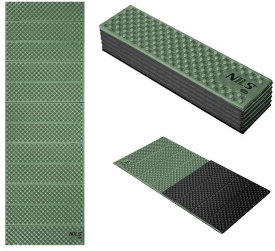Nils Camp NC1768 - Opvouwbare Mat - 188cm - Groen - XPE Materiaal