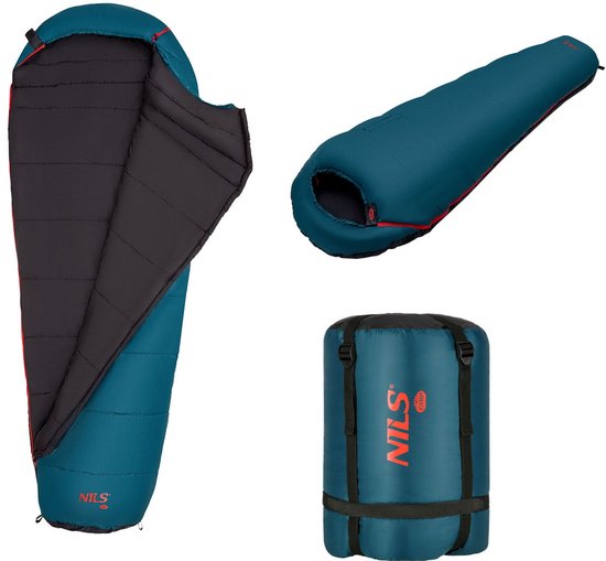 NILS CAMP NC2005 - Slaapzak - Thermische Isolatie - Comfortabel - Ciemnozielony van Merkloos