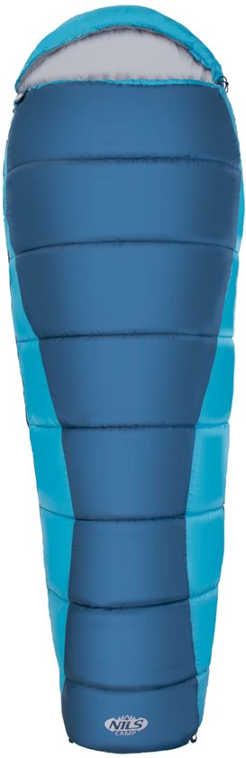 NILS CAMP NC2012 Serie - Polyester Slaapzak - Hollow Fiber - Dubbelzijdige Rits van Merkloos