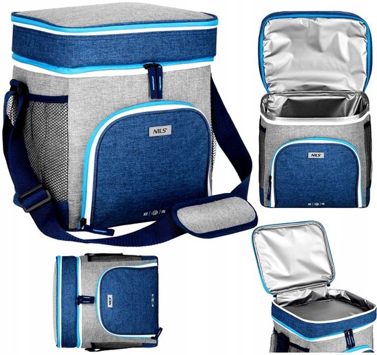 Nils Camp NC2902 Thermos Tas/Rugzak 15L Blauw - Ideaal voor Picknick & Reizen van NILS CAMP