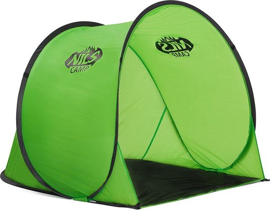 NILS CAMP NC3173 - Pop-up Tent - Zelfopzettend - Groen - UV-bescherming