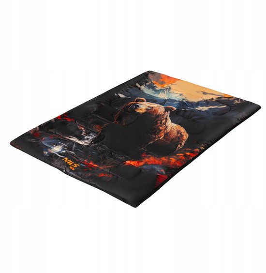 Nils Camp NC3601 2-persoons slaapzak/deken 200x140cm met hoes van Merkloos