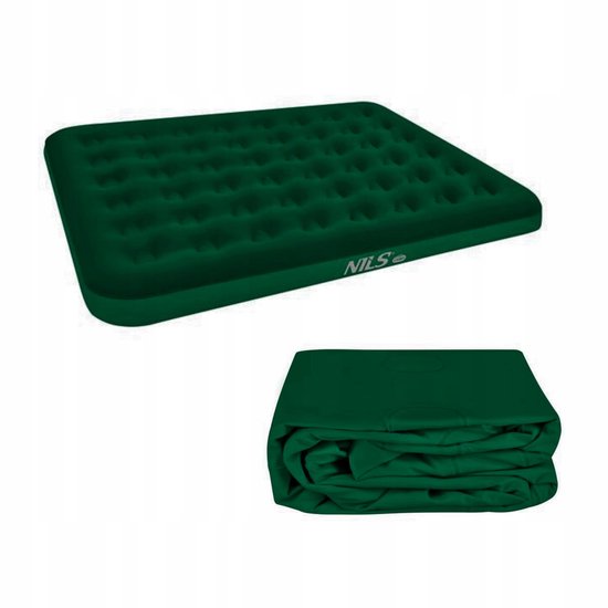 Nils Camp Tweepersoons Luchtbed 203x152x22cm - Comfortabel Kamperen van Merkloos