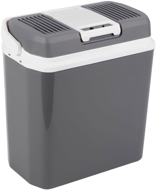 NIVA® Koelbox - Koelbox Elektrisch - Autokoelbox - Grijs - 24cm x 40cm x 43cm