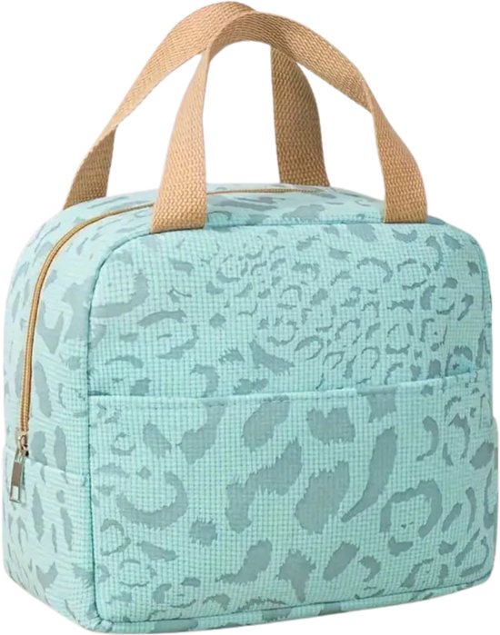Nivard Koeltas - Koelbox - Koelelementen - Coolbox - Auto - Lunchtas - Strand - Luipaard Print Donker van Nivard