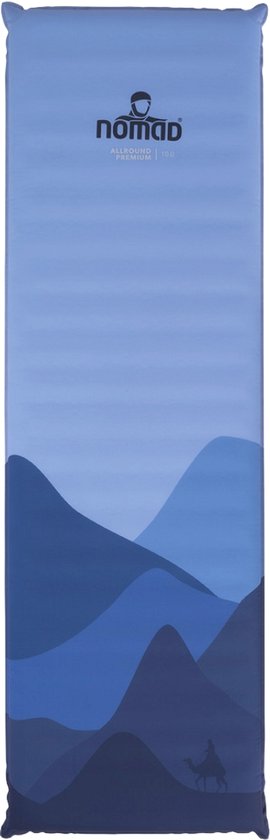 NOMAD Allround Premium 10.0 - Slaapmat - 10 cm dik - R-waarde 11 - Zelfopblazend - Comfortabel kamperen van Merkloos