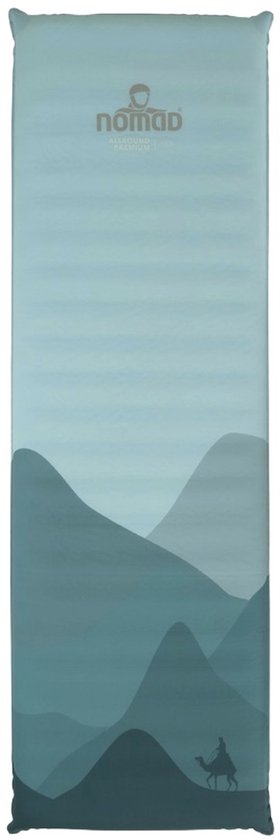 NOMAD Allround Premium 10.0 - Slaapmat - 10 cm dik - Zelfopblazend - R-waarde 11 - Groen van Merkloos
