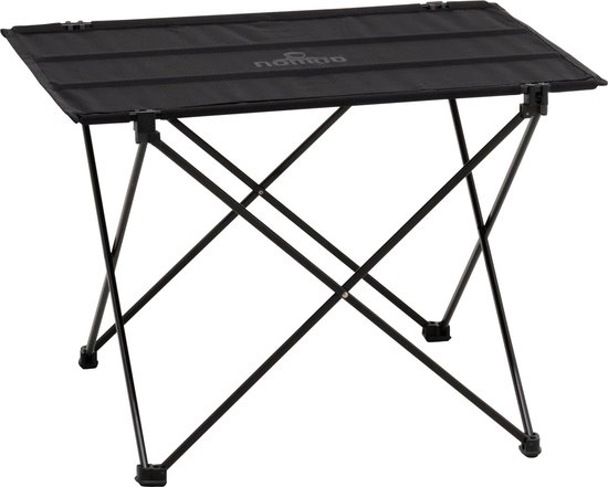 NOMAD® Amosen Campingtafel Compact - Zwart - Inklapbaar & Lichtgewicht & Sterk - Tot 20KG - Camping Tafel Opvouwbaar van NOMAD