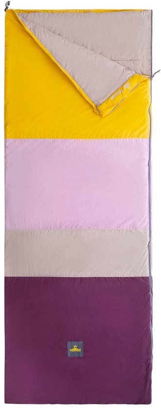 NOMAD® Blazer Multicolour Slaapzak | Linkssluitend | Oudroze | Katoen | Gevoerde tochtstrook van Merkloos