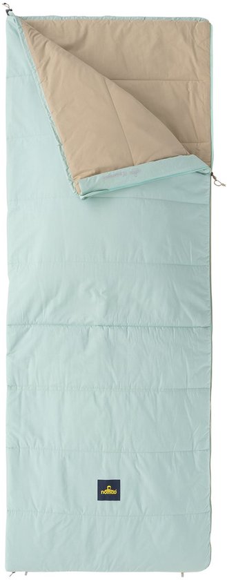 NOMAD® Blazer Slaapzak Dekenmodel | Lichtblauw | Tot 190cm lichaamslengte | Katoen | Aanritsbaar | Tochtstrip | Tweewegrits | Incl Hoes van NOMAD