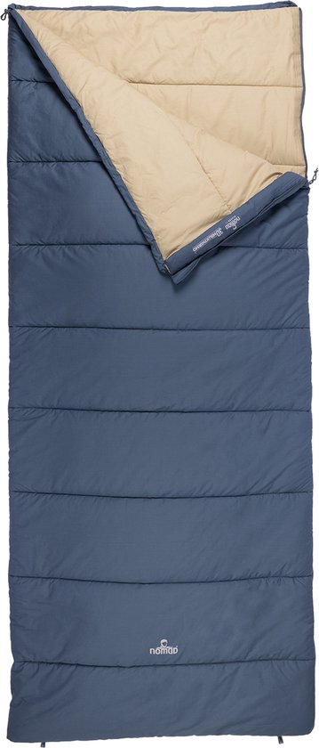 NOMAD® Blazer XL Slaapzak Dekenmodel | Paars | 220x90 cm | Katoen | Aanritsbaar | Tochtstrip | Tweewegrits | Incl Hoes van NOMAD