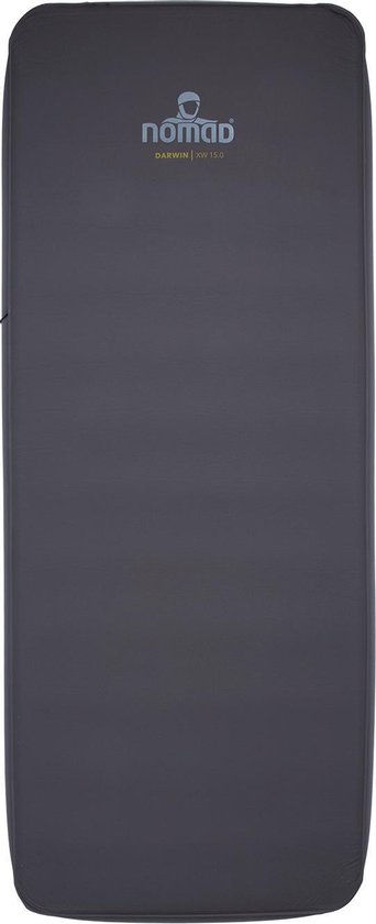 NOMAD® Darwin XW 15.0 Slaapmat Zelfopblazend | 198 cm x 77 cm | Donkergrijs | 15 cm dikte | Lichaamsvormend | Comfortabel Kamperen van NOMAD