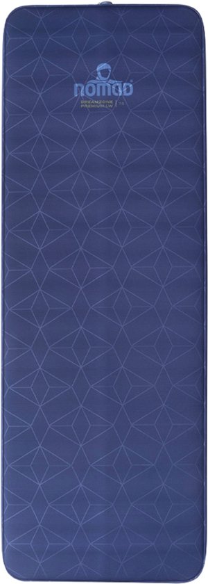 NOMAD Dreamzone Premium LW 7.5 - Slaapmat - 7,5 cm dik - Zelfopblazend - R-waarde 9 - Donkerblauw van Merkloos