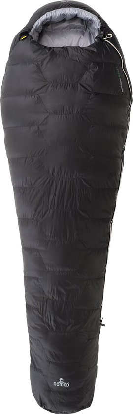 NOMAD® Fornax 480 Lichtgewicht Slaapzak | 100% Gerecycled | Polygiene behandeling | 3D Polardown vulling | Aansluitende capuchon | Extra isolatie op de borst | 2-wegs autolock rits | Anti-snag rits constructie | Compact op te bergen van NOMAD