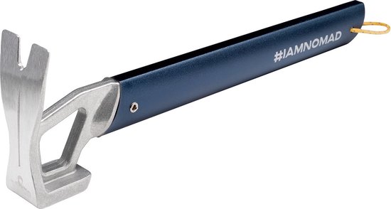 NOMAD® Hamer Tentharingen RVS - 30 CM - 325 GR Tenthamer - Campinghamer - Kampeer Hamer Tent Haring - Multifunctioneel van NOMAD