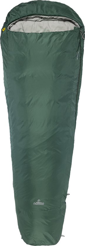 NOMAD® Inca Premium 1000 Slaapzak | 210x80cm Groen | Lichtgewicht & Kwalitatief | Slaapzak | Incl Hoes | Gevoerde Capuchon | Gevoerde tochtstrook van NOMAD