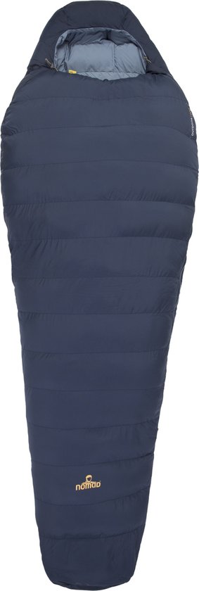 NOMAD® Inca Pro 1250 Slaapzak - 210x80cm Blauw - Lichtgewicht & Kwalitatief - Slaapzak - Incl Hoes - Gerecycled materiaal van NOMAD