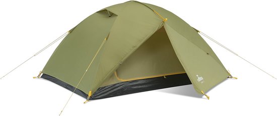 NOMAD® Jade Koepeltent 2 personen | Groen | Slechts 3KG | 2 Persoons Tent Met Binnentent | Waterdicht & Ventilerend | Incl Hoes van NOMAD