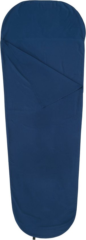 NOMAD® Lakenzak Mummy | Geïntegreerde kussensloop | 220 x 80 cm | Dry-Touch Polyester Zomer / Reis slaapzak | Reislaken | Compact & Lichtgewicht van Merkloos