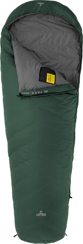 NOMAD® Taurus 250 Slaapzak - 210x80cm Groen - Lichtgewicht & Kwalitatief - Slaapzak - Incl Hoes van NOMAD