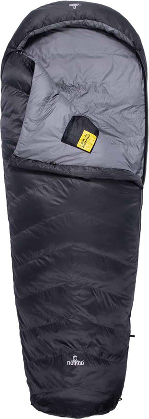 NOMAD® Taurus 400 Slaapzak - 210x80cm Grijs - Lichtgewicht & Kwalitatief - Slaapzak - Incl Hoes van NOMAD